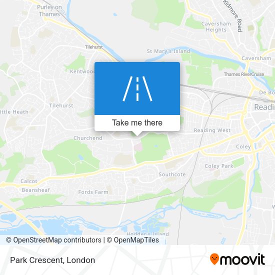 Park Crescent map