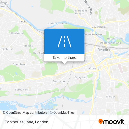 Parkhouse Lane map