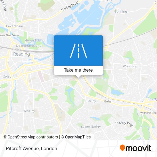 Pitcroft Avenue map