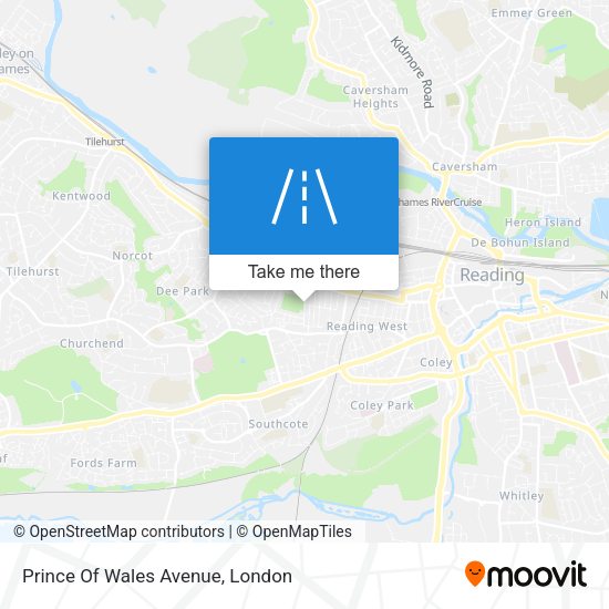Prince Of Wales Avenue map