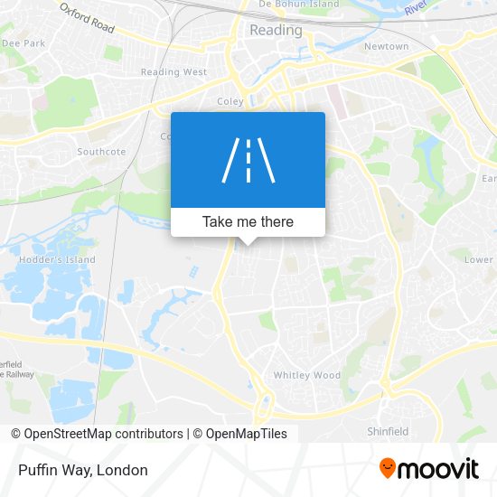 Puffin Way map