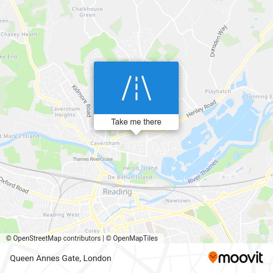 Queen Annes Gate map
