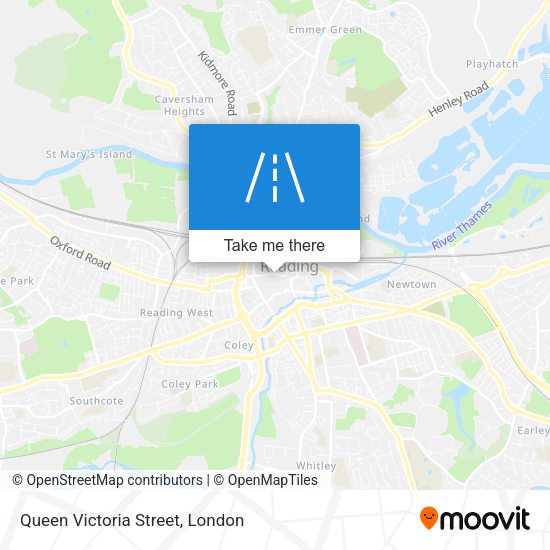 Queen Victoria Street map