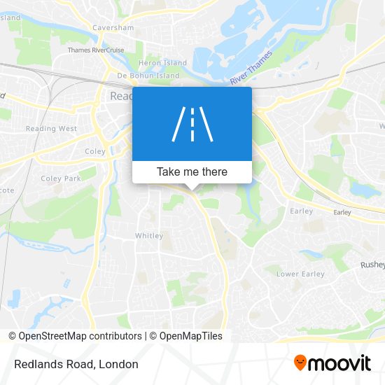 Redlands Road map