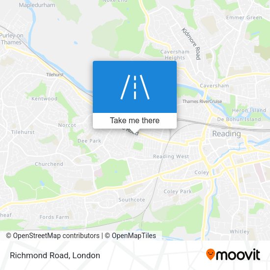 Richmond Road map