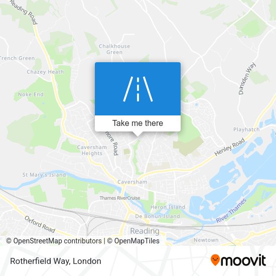 Rotherfield Way map