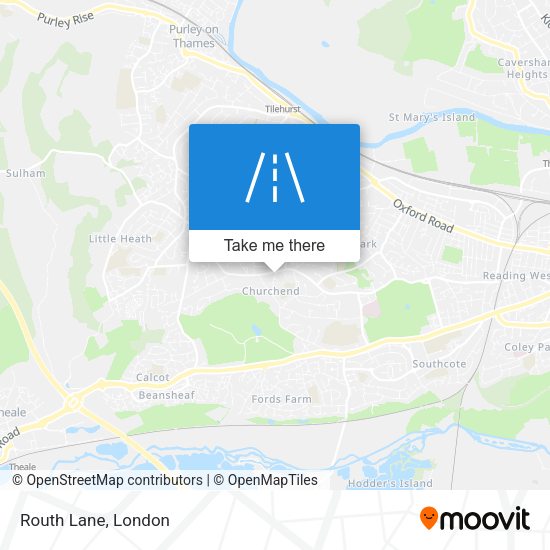 Routh Lane map