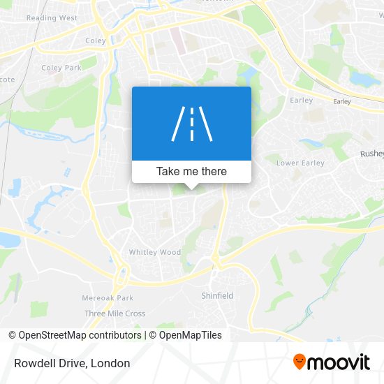 Rowdell Drive map
