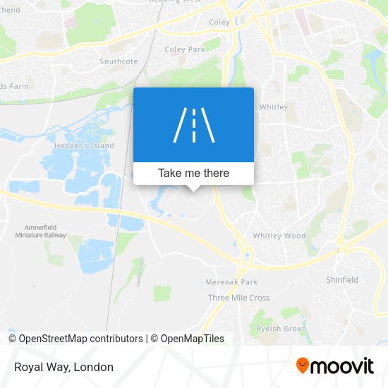 Royal Way map