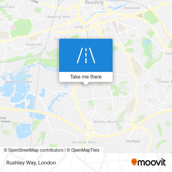 Rushley Way map