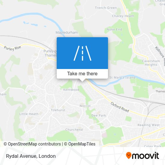 Rydal Avenue map