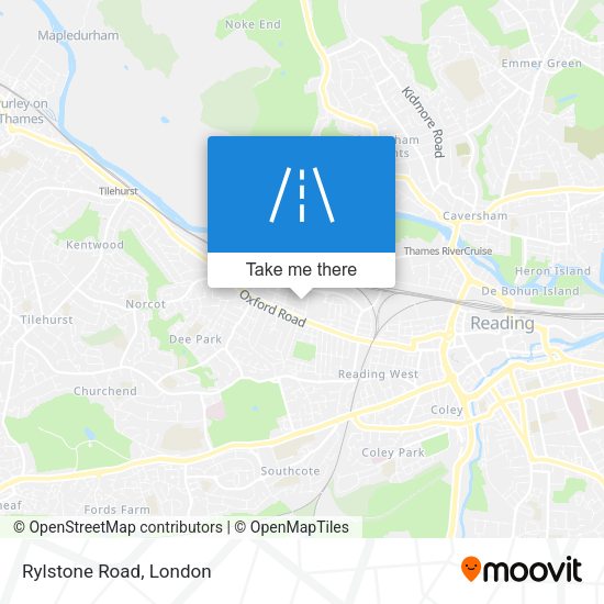 Rylstone Road map
