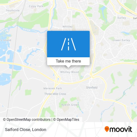 Salford Close map