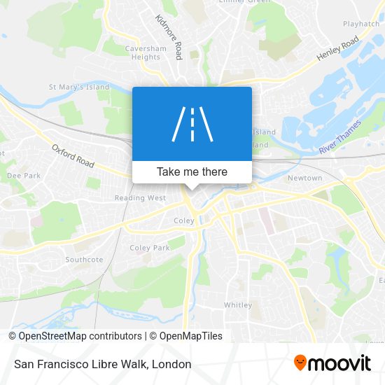 San Francisco Libre Walk map