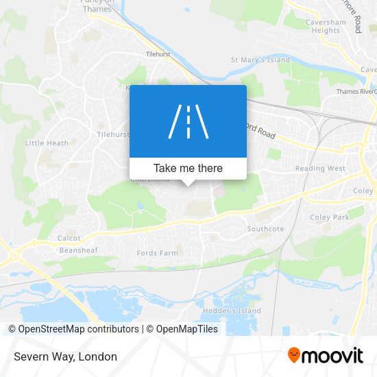 Severn Way map