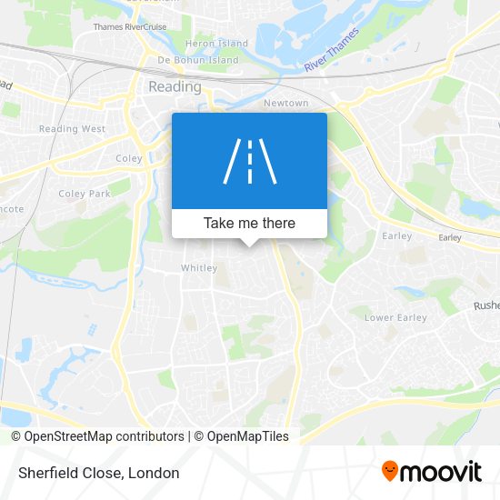 Sherfield Close map
