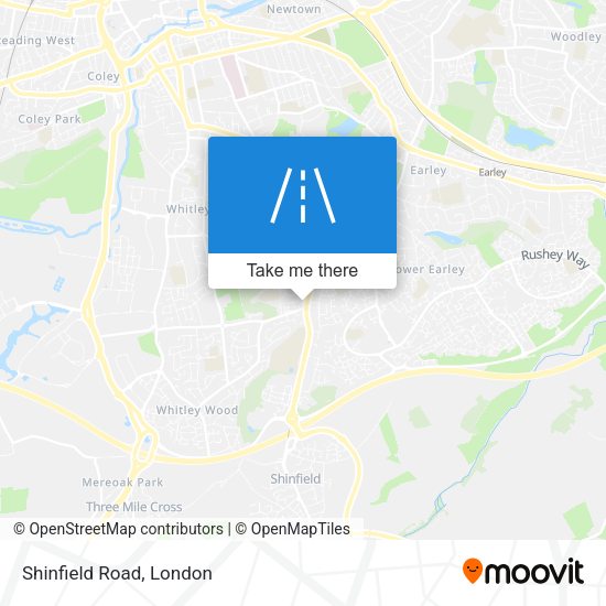 Shinfield Road map