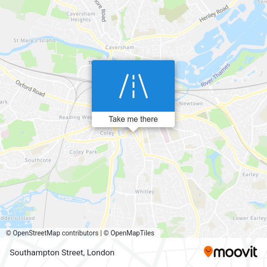 Southampton Street map