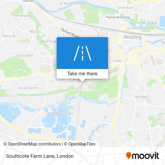 Southcote Farm Lane map