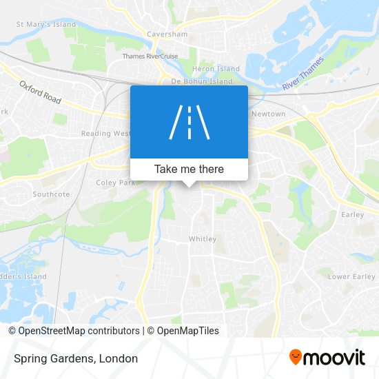 Spring Gardens map