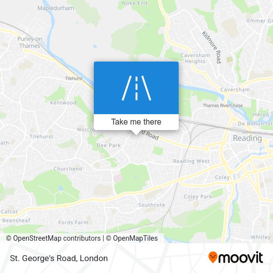 St. George's Road map