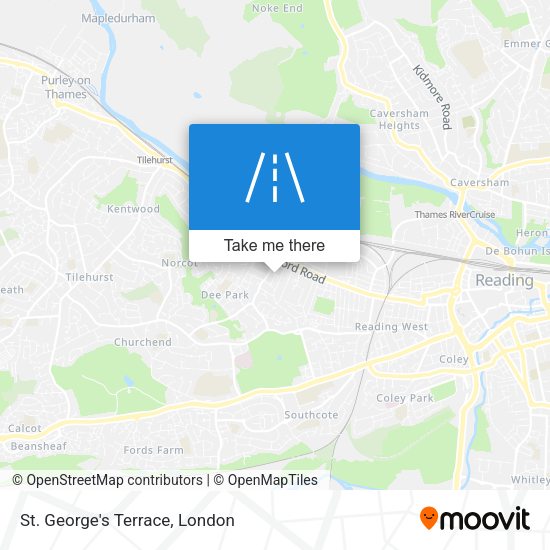St. George's Terrace map