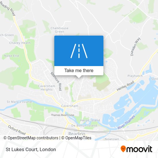 St Lukes Court map