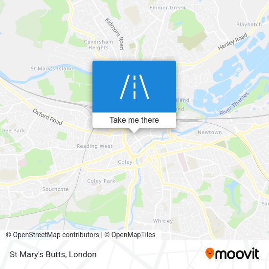 St Mary's Butts map