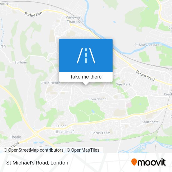 St Michael's Road map