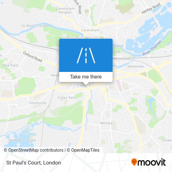 St Paul's Court map