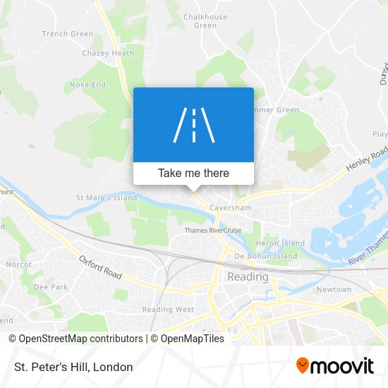St. Peter's Hill map
