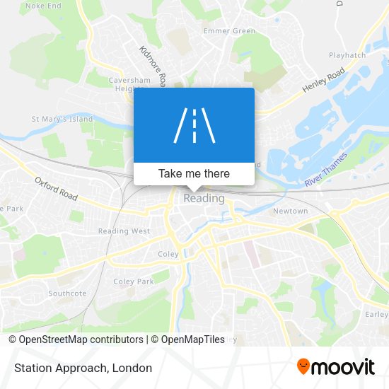 Station Approach map