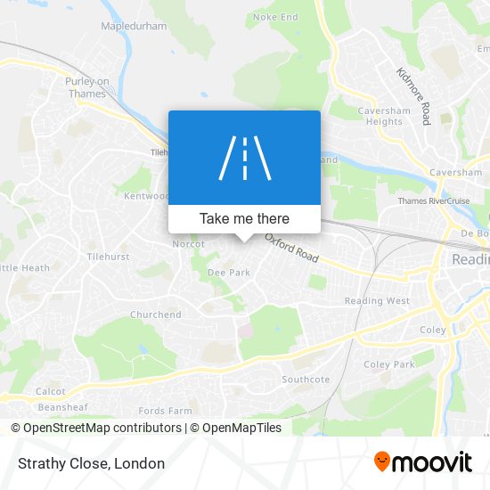 Strathy Close map