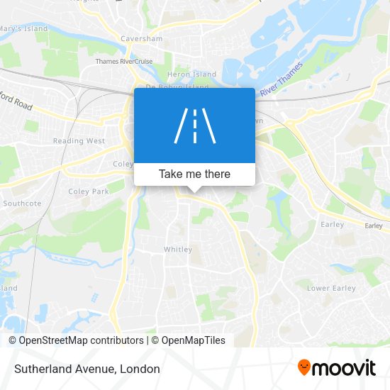 Sutherland Avenue map