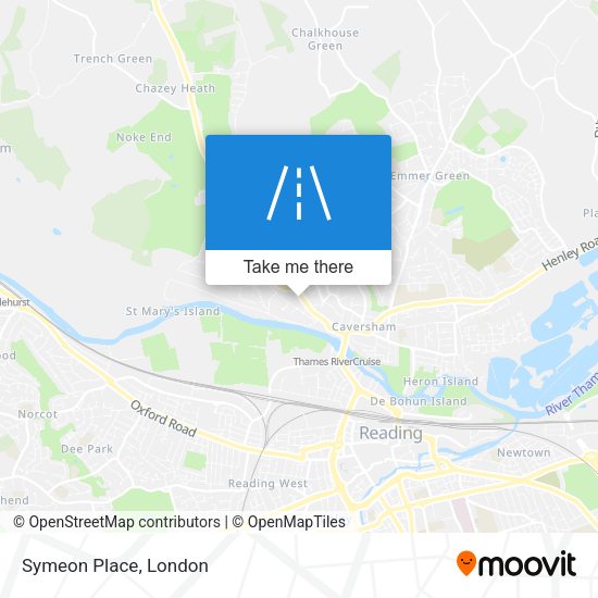 Symeon Place map