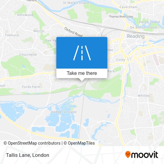 Tallis Lane map