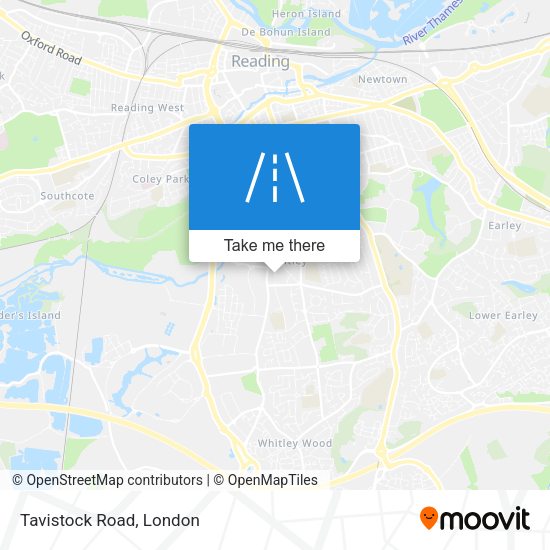 Tavistock Road map