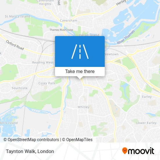 Taynton Walk map