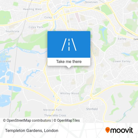 Templeton Gardens map