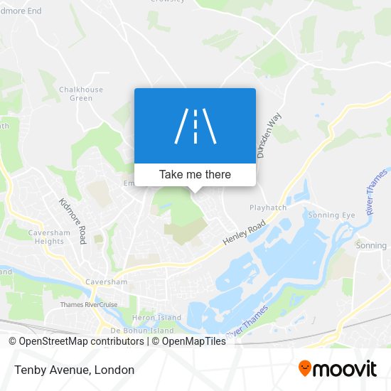 Tenby Avenue map