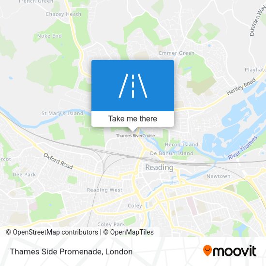 Thames Side Promenade map