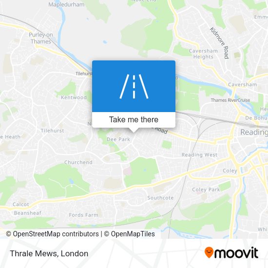 Thrale Mews map
