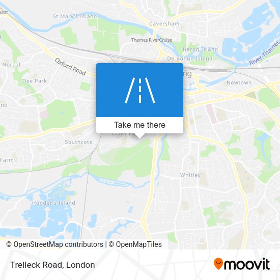 Trelleck Road map