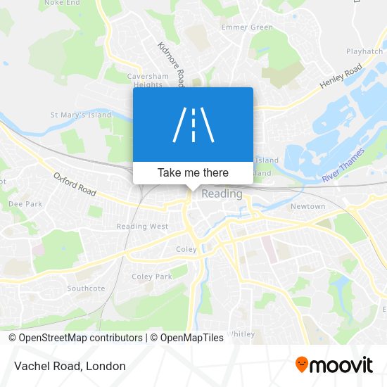 Vachel Road map