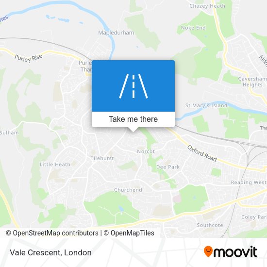Vale Crescent map