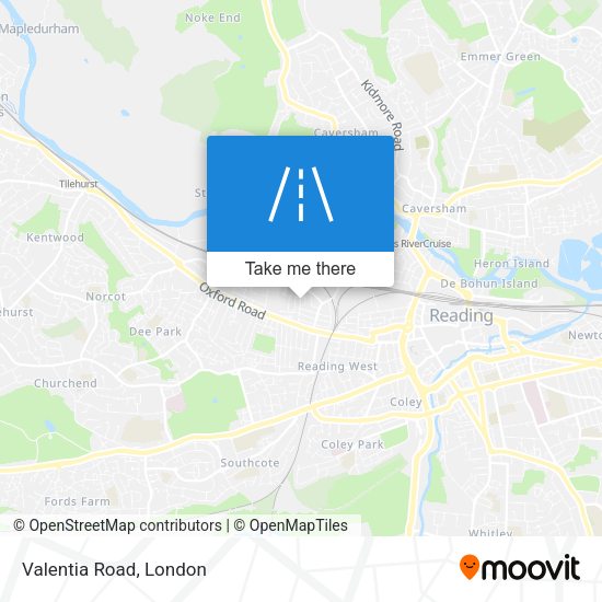 Valentia Road map