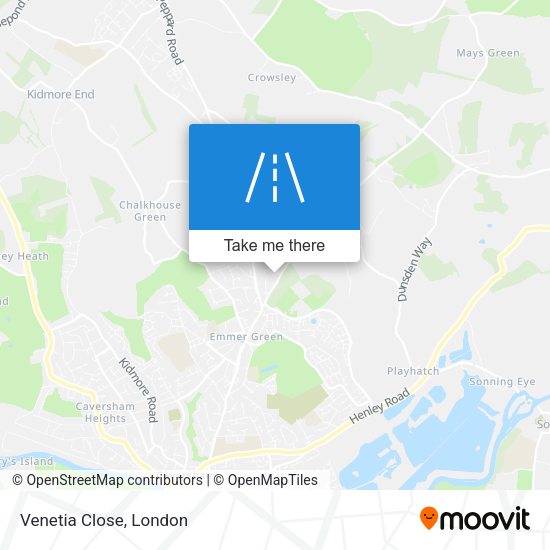 Venetia Close map