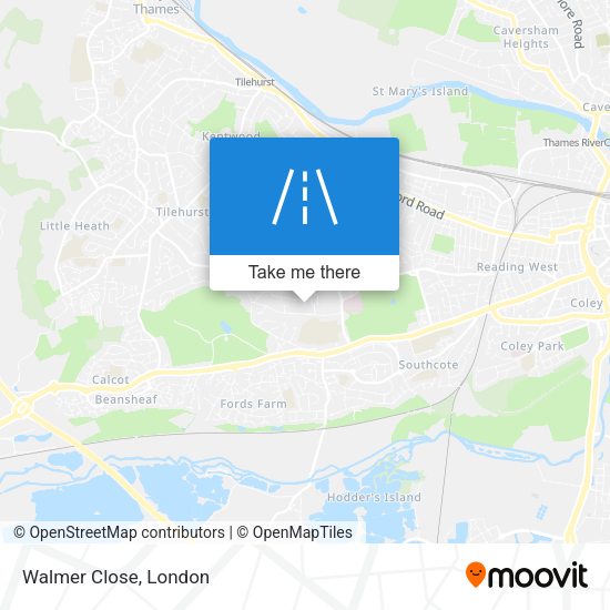 Walmer Close map