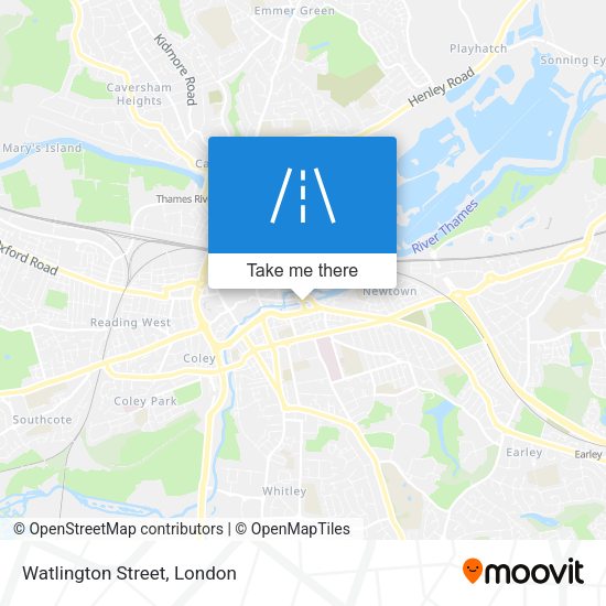 Watlington Street map