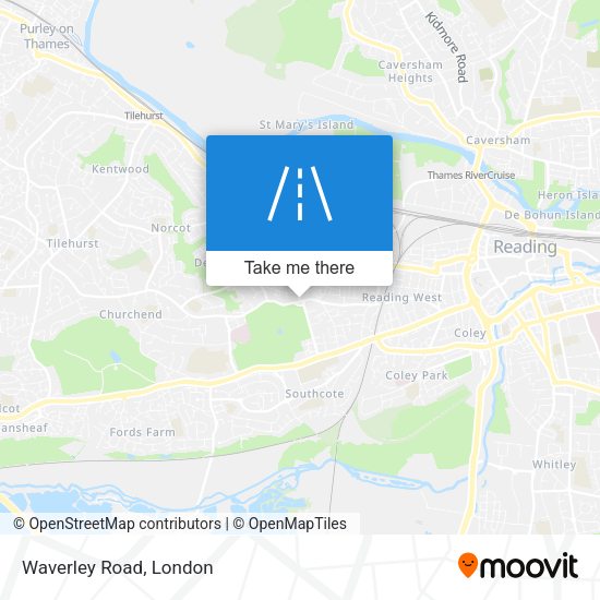 Waverley Road map